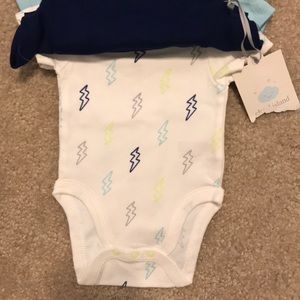 Cloud Island One Pieces - New w/ Tags Set of 4 NB onesie bodysuits So Cute! Cloud Island One Pieces - New w/ Tags Set of 4 NB onesie bodysuits So Cute!